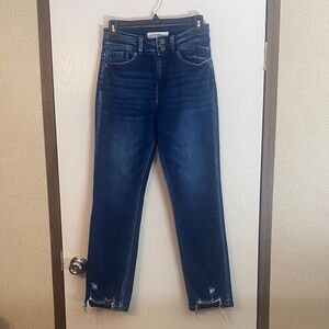 KanCan Dark Blue Ankle Jeans